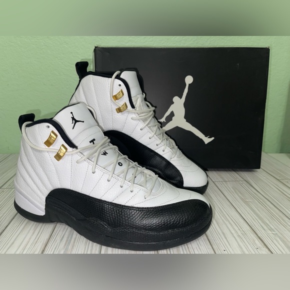 Jordan Other - Preowned/lightly Used: Air Jordan 12 TAXI, white blk Varsity Red Retro, Size 10.